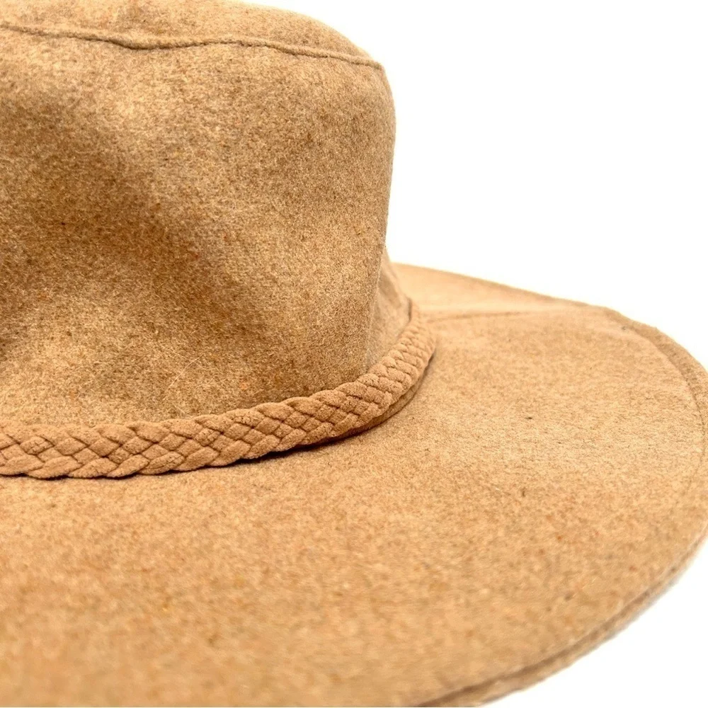 NWT - ASN Hats “Harper” Floppy Boater Felt Festival Hat